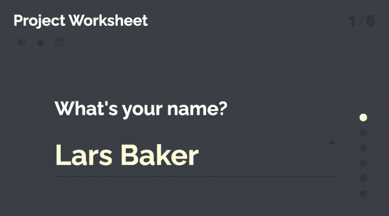 full-screen forms the ultimate web design trend