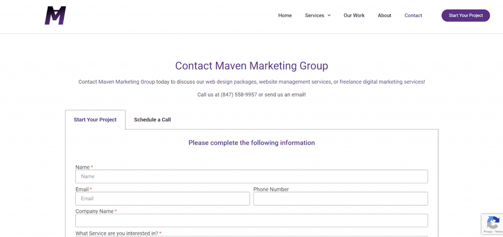 content writing means accessible contact info