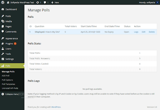 wp wordpress plugin for polls